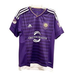 Adidas Orlando City MLS 2015 Home Soccer Jersey Men's Size Small Purple NWT